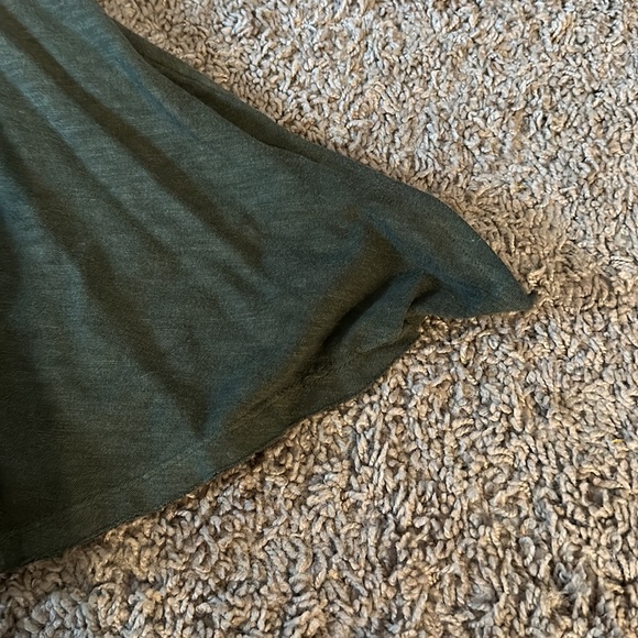 Custom embroidered ASIAN CAT in the meadow shark bite tank tunic top green XS - Picture 8 of 8